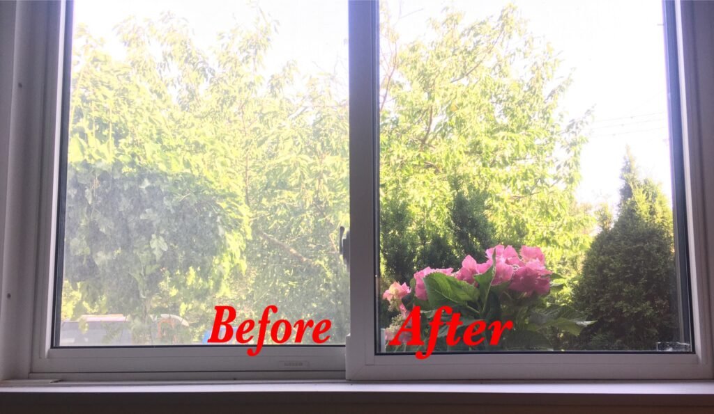 Window cleaning results